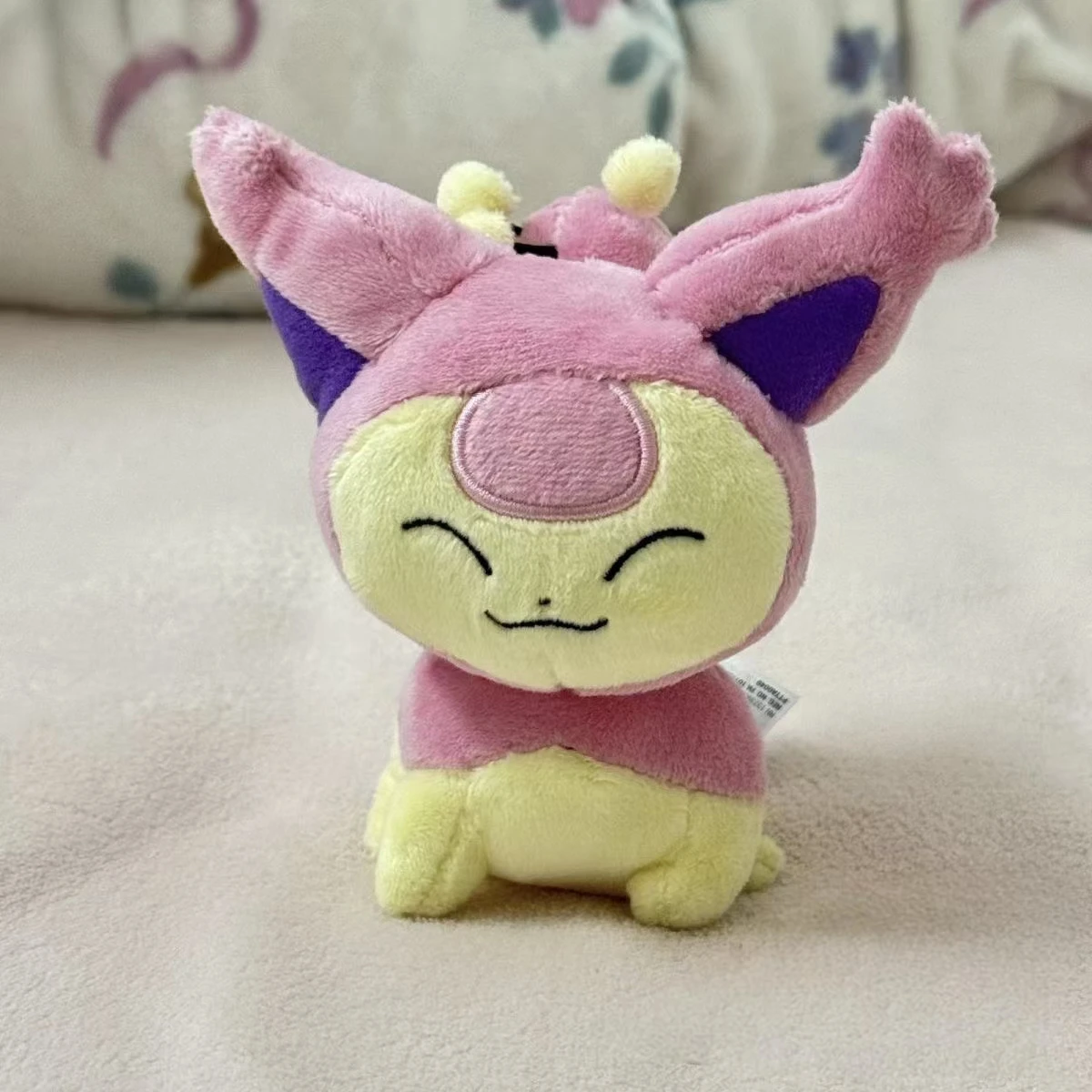 日本のポケモンフィット-パームシリーズホーン地域スキッティピンクぬいぐるみ子供用かわいいソフトギフトと誕生日クリスマスギフト