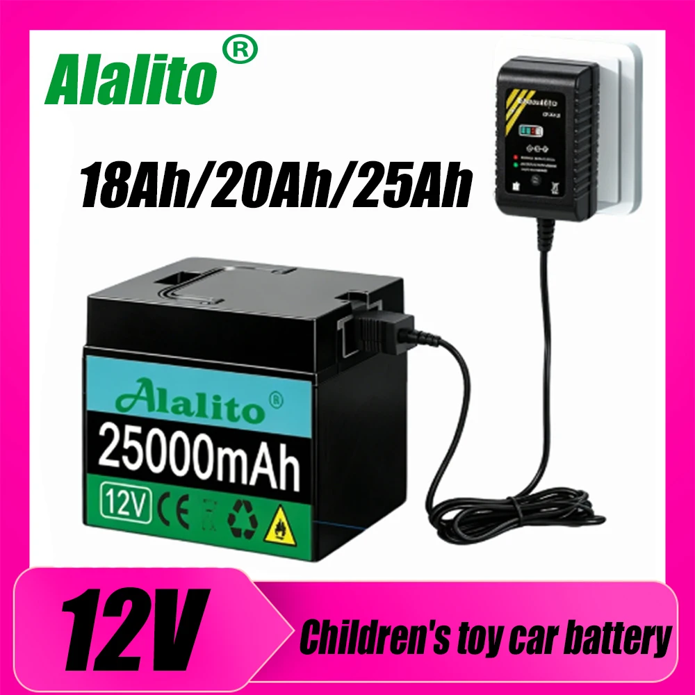 

Power Wheels Ride-On Toy Replacement Battery 12-Volt 25Ah Rechargeable for Preschool Vehicles