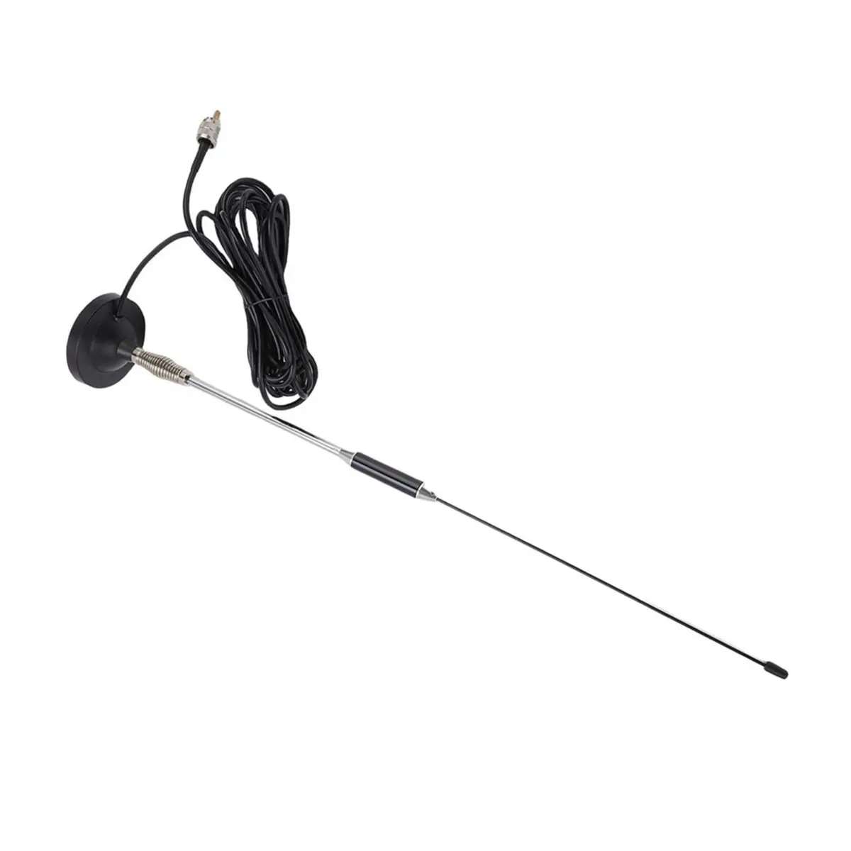 

【AT48】 НОВЫЙ комплект антенн CB 26-28 МГц с кабелем 5 м, магнитным креплением и антенной 60 см для автомобилей и грузовиков