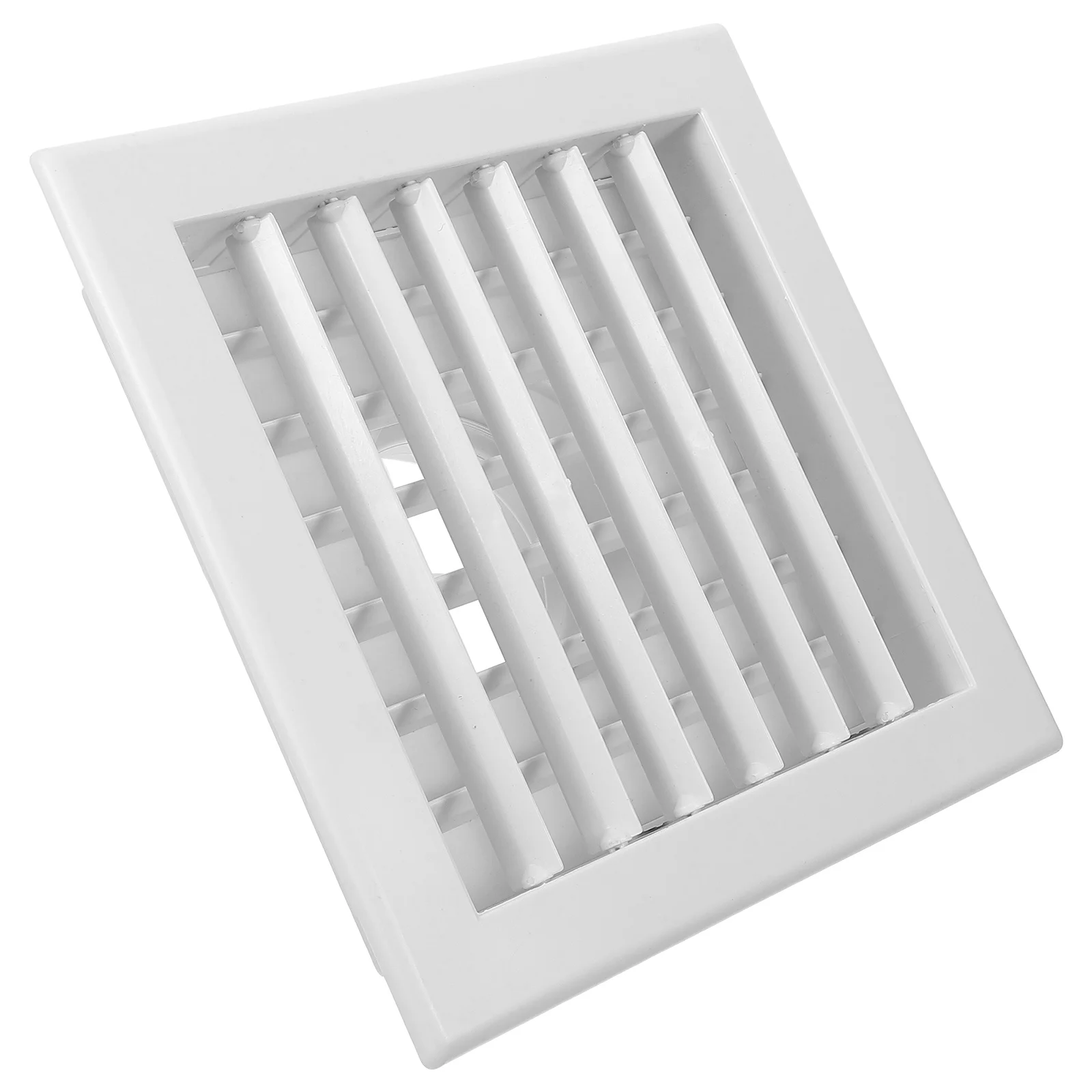 Round Air Vent Cover Plastic Adjustable Central Air-Conditioning Vent for Wall Ceiling Home Office Ventilation