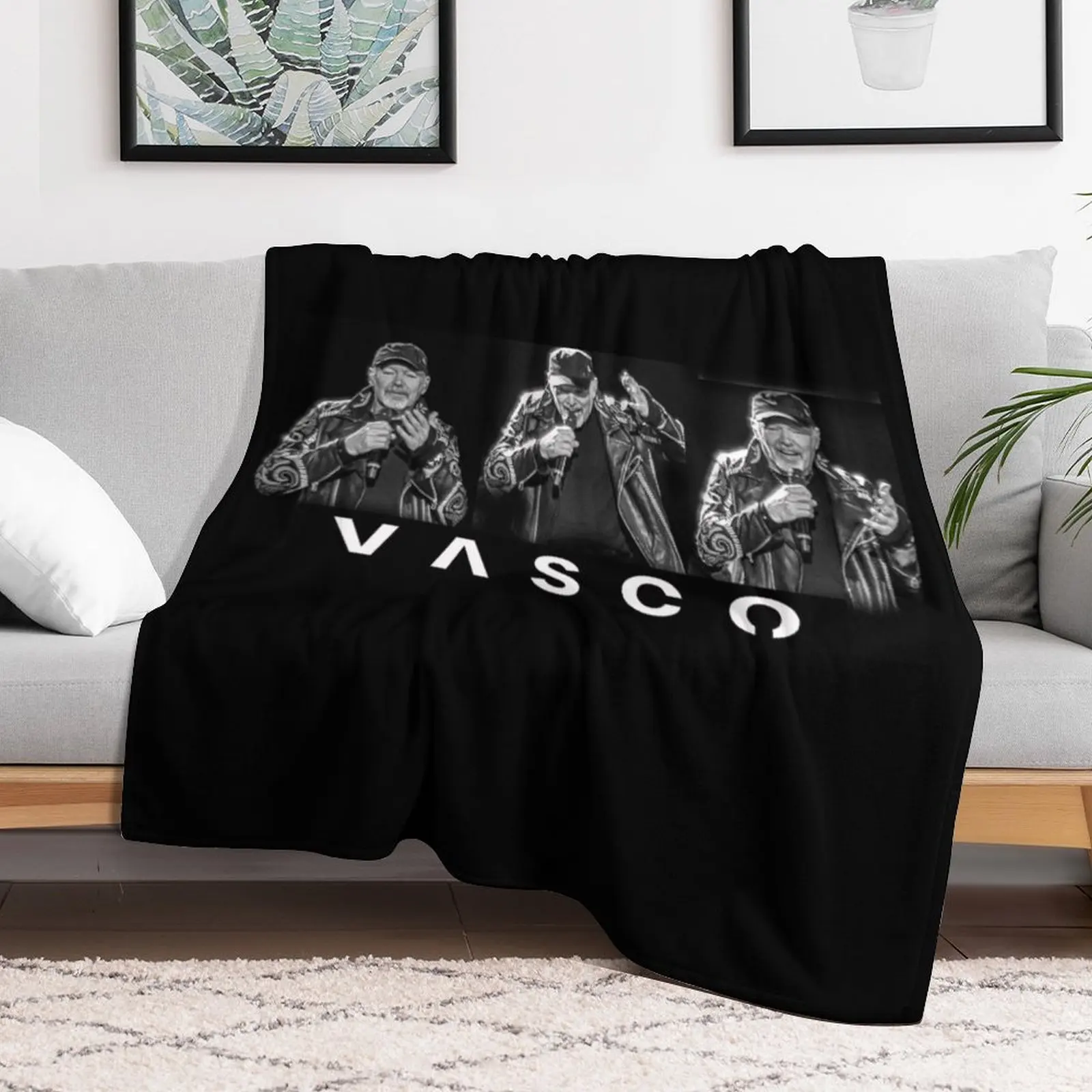 Vasco Rossi Throw Blanket Blankets For Sofas Sleeping Bag valentine gift ideas Blankets