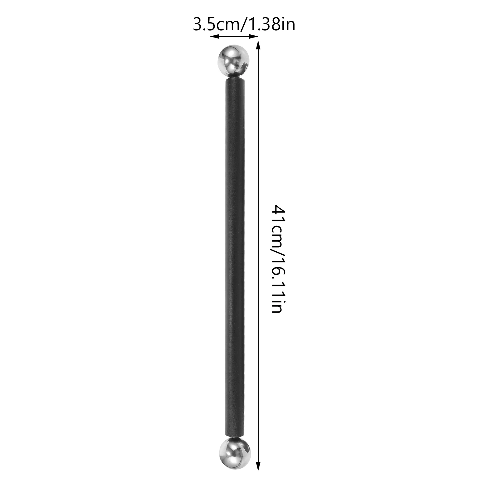 2pcs Stainless Steel 41CM Outdoor Lamp Post Flag Holder Garden Light Rod Arm Handle Replacement Multi Function Practical