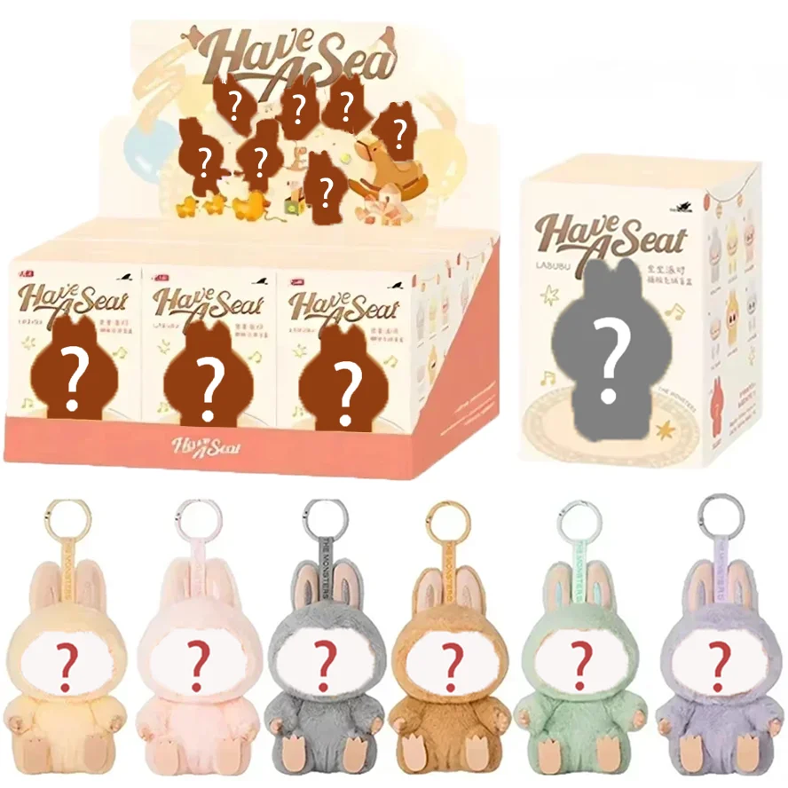 

New Macaron for V1 V2 V3 the Monsters Have Seat Series Blind Boxes Big Energy Plush Doll Pendant Gradient Color Birthday Gifts