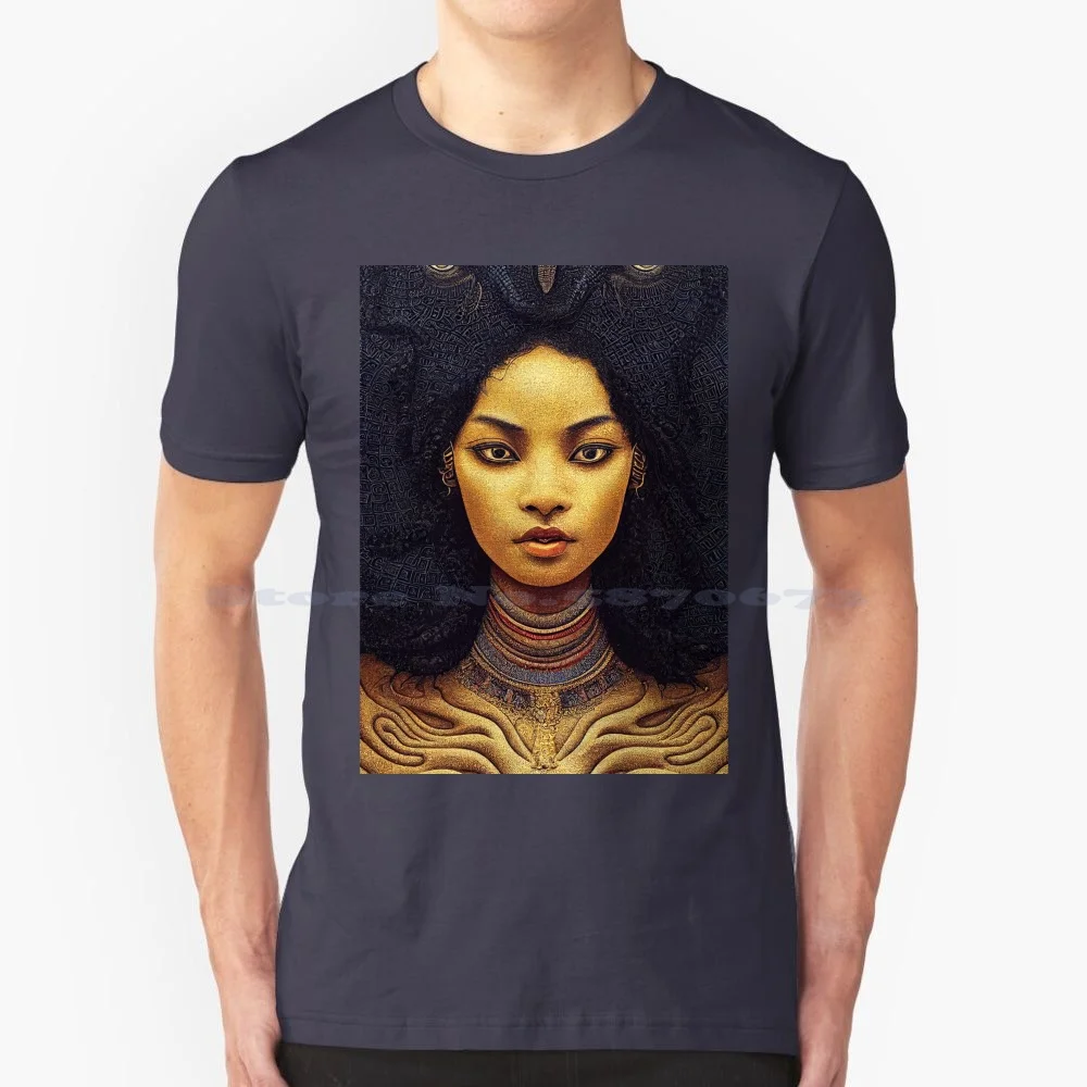 Sekmet , Egyptian Goddess Of War And Medicine T Shirt 100% Cotton Tee Sekhmet African Queen Goddess Magic Sorcery Beautiful