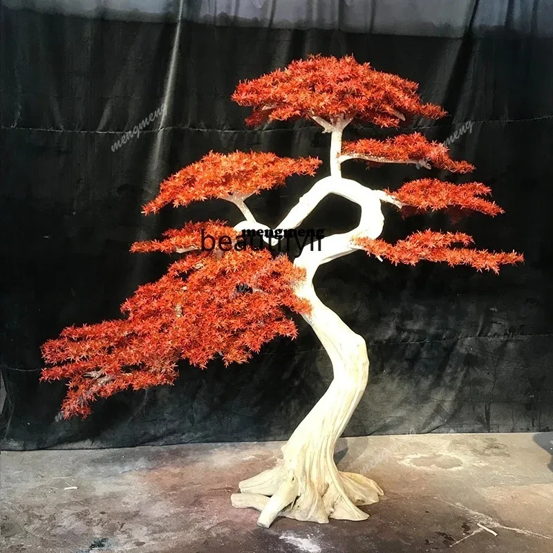 

Simulation Fake Maple Plant Floor Living Room Exhibition Hall Homestay Hotel Imitative Tree Landscaping Y