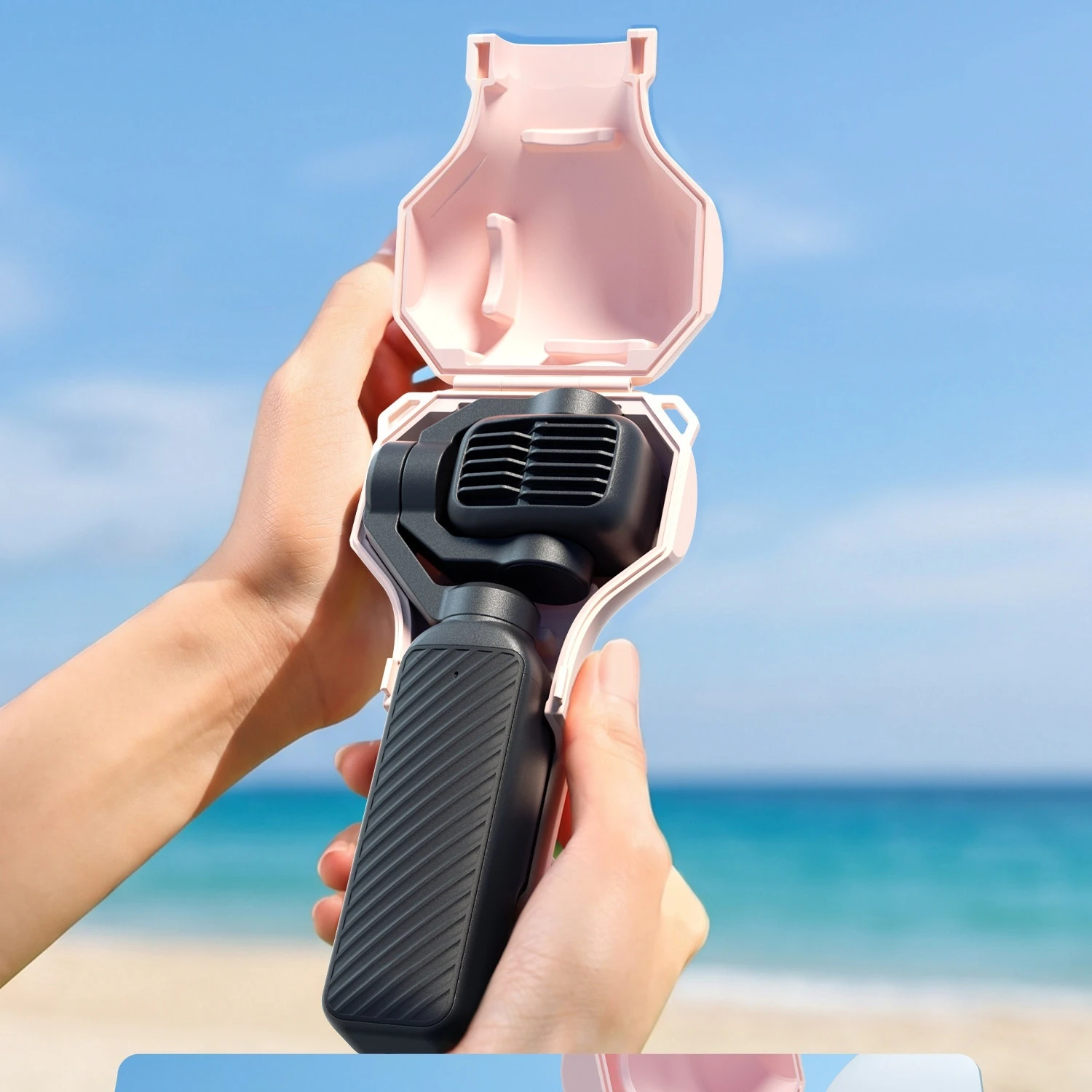 SmallRig für DJI Pocket 4P Schutzhülle Kratzfest Stoßfest Gehäuse Bildschirm- und Objektivschutz Halbumhüllende Schutzhülle – Detail 4