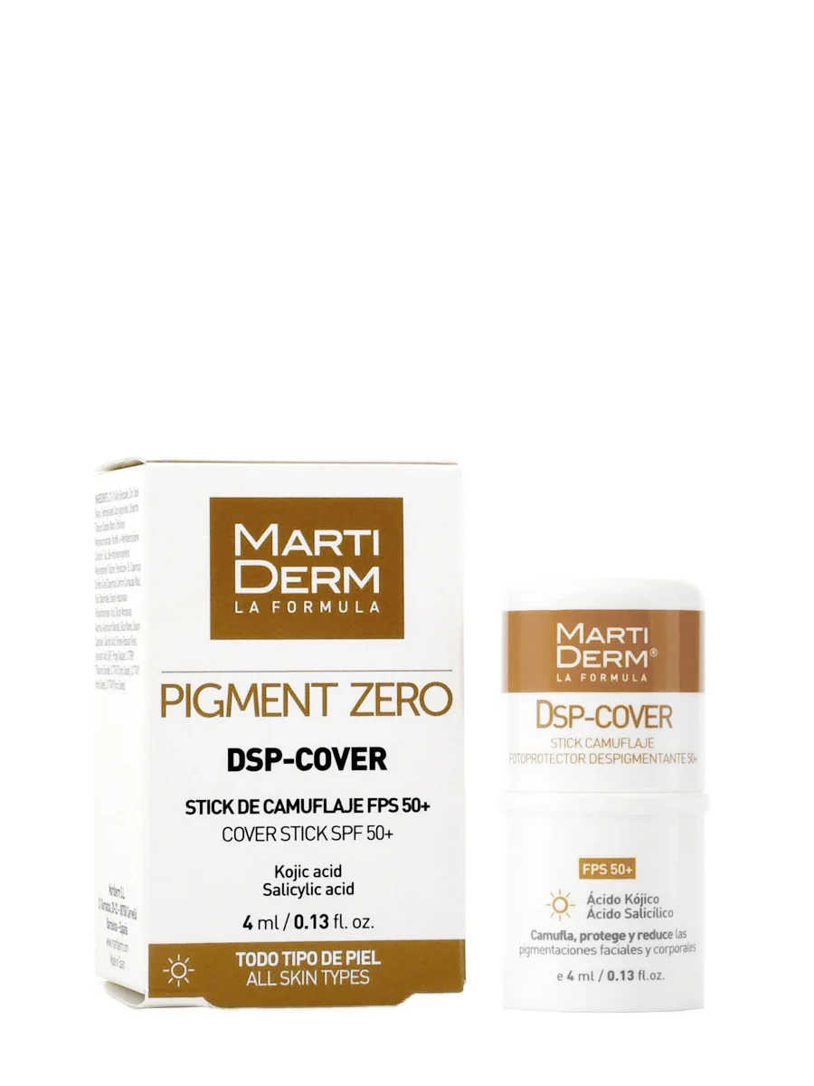 Martiderm pigment zero stick camouflage fps 50 + 4ml-effect depigmentant