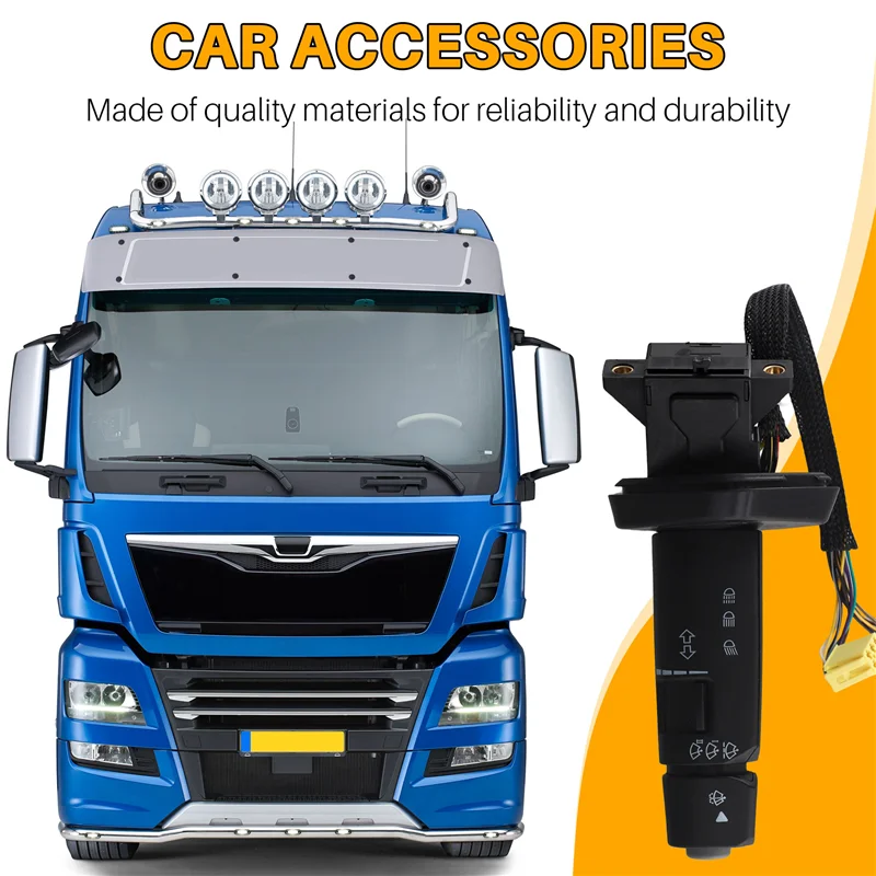 Steering Column Switch Head Light Windshield Wiper Switch For MAN TGS TGX TGA TGL LIONS CITY 81255090194 81255090191-X67A