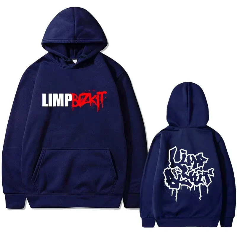 Best Famous Limp Bizkit $3 Bill Graphic Hoodie Men's Sportswear Autumn/Winter Men's and Women's Retro Gothic Rock Hoodie