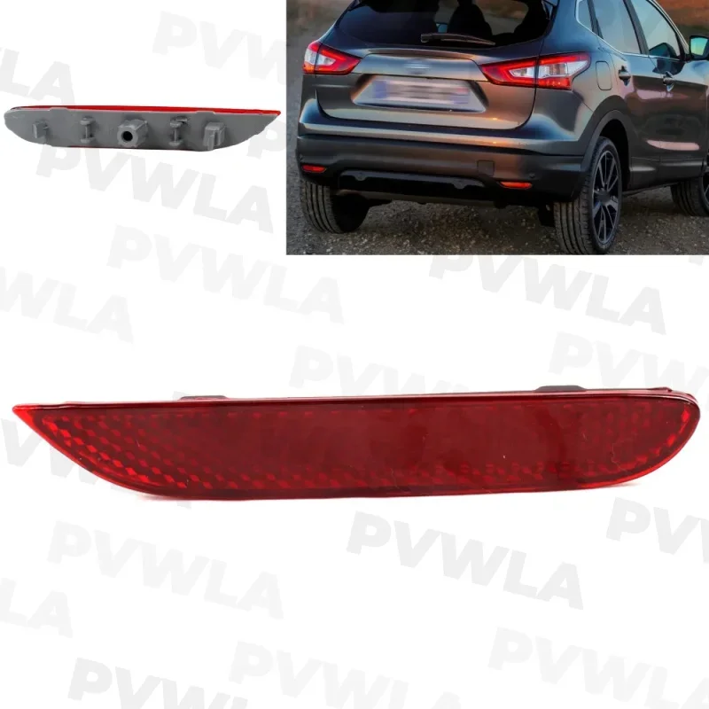 

For Nissan Qashqai 2014 2015 2016 2017 Right Side Rear Bumper Reflector Light Lamp Car accessories 26560-JJ90A