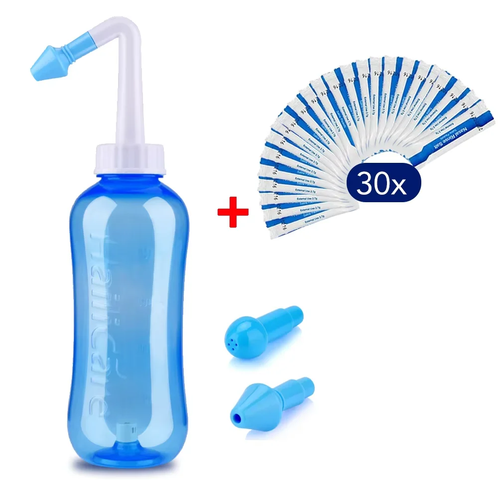 

2,7 г * 30 шт./кор., соль для промывания носа, ополаскиватель от аллергии, облегчение ринита, защита полости носа, ирригация для взрослых, детей, очиститель носа