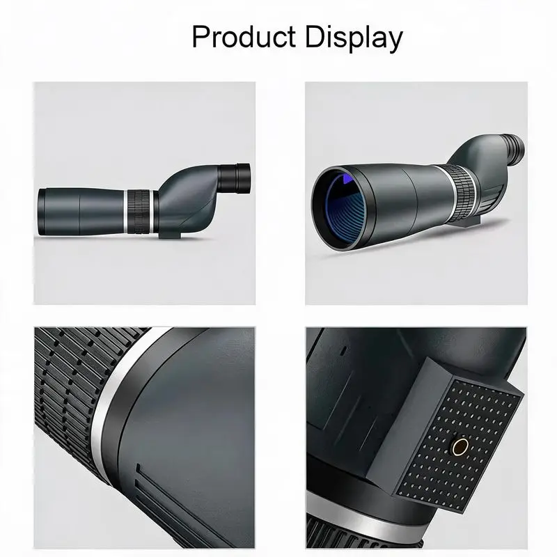 Adjustable Monocular Telescope Birdwatching Sight 20-60x80 Handle Astronomical Telescope