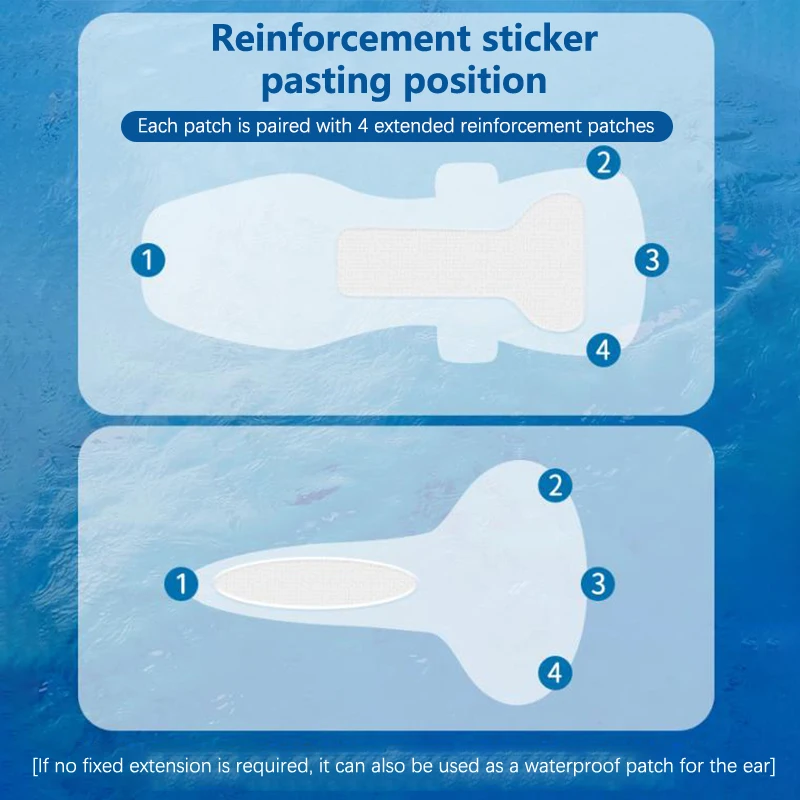 

Stickers For Swimming Women Swimming Private Stickers Women Waterproof Private Patches Prevent Dirts Skin Friendly Private