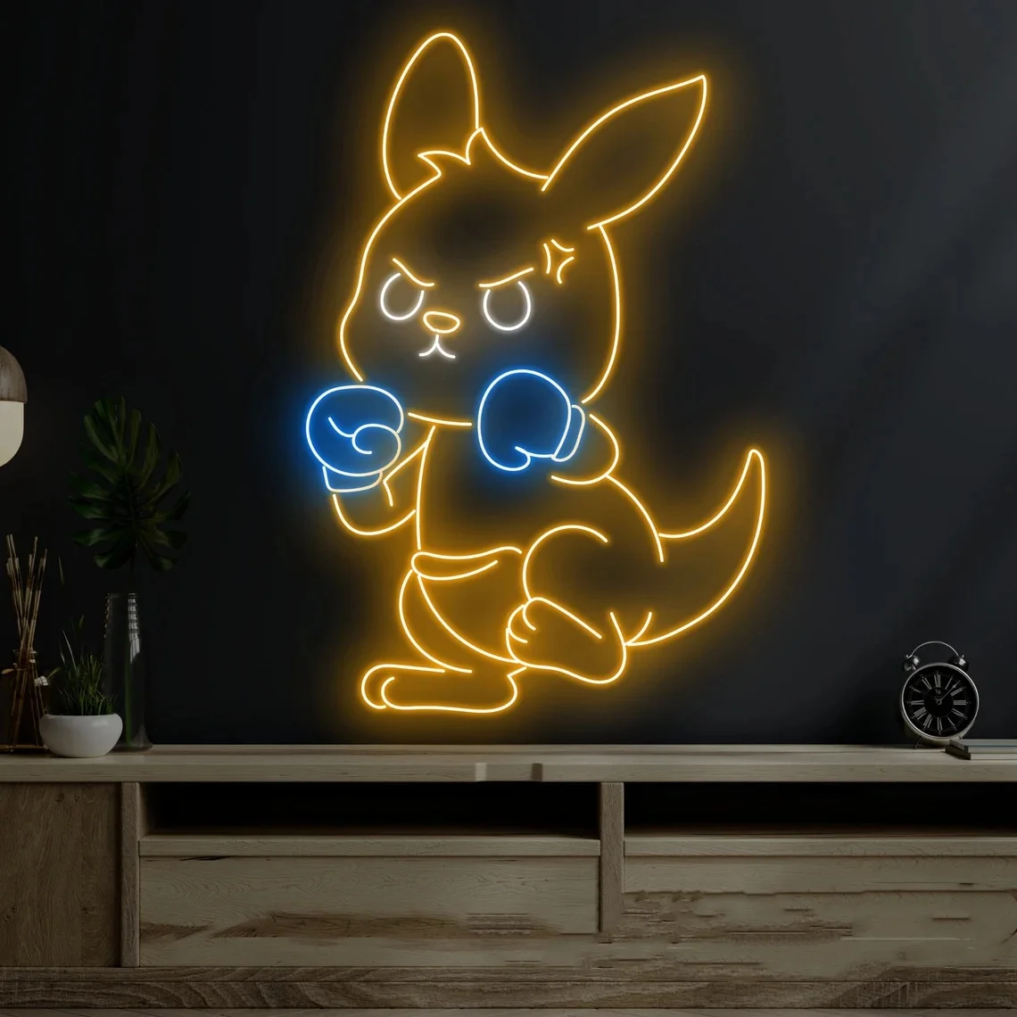 Kangaroo Neon Sign Custom Neon Sign Home Wall Decor Neon Gifts For Kid