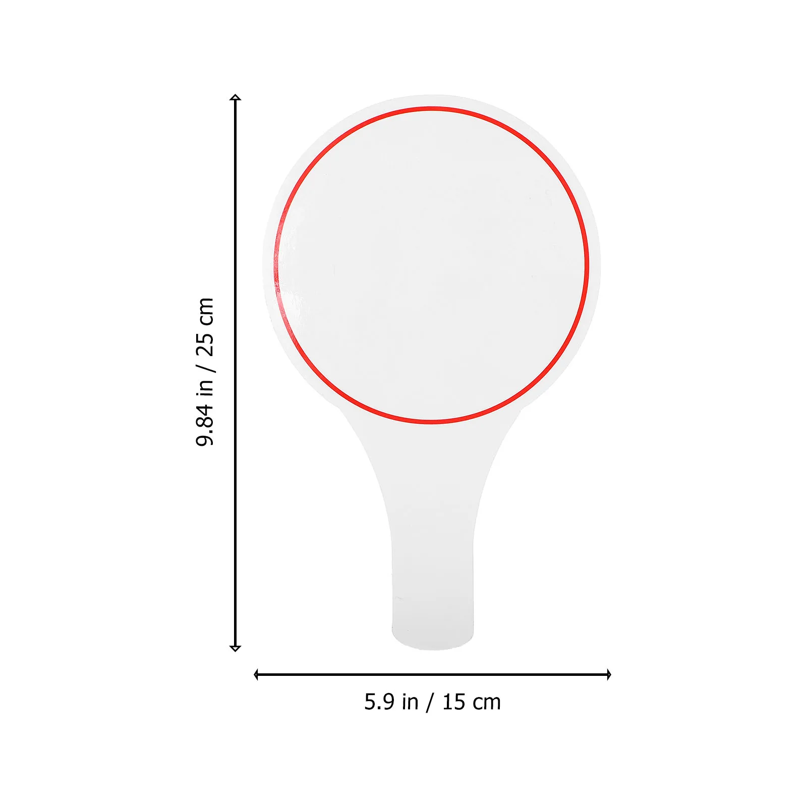 

6 Pcs Scoreboard Reusable Hand Held White Dry Erase Paddle Game Handheld Whiteboard Student Boards Foam Small Strong Structure