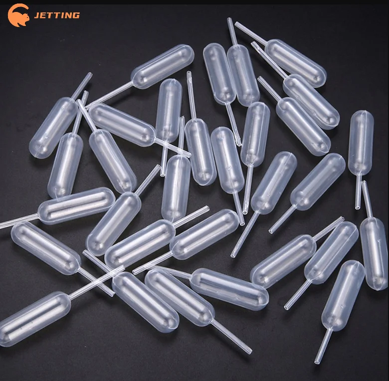 (New) 50pcs/lot 4ml Transparent  Ice Cream Jelly Milkshake Droppers Straw Dropper Disposable Straw