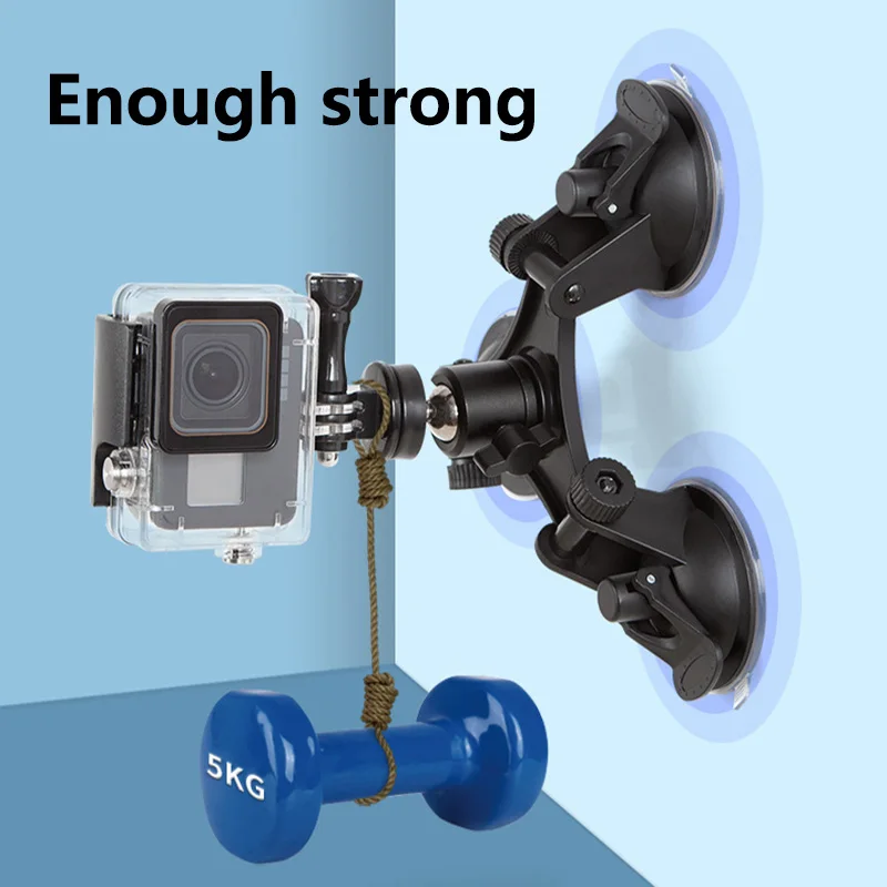 Strong Suction Cup Mount Holde - Fluid Head Tripod บทวิจารณ์และราคา