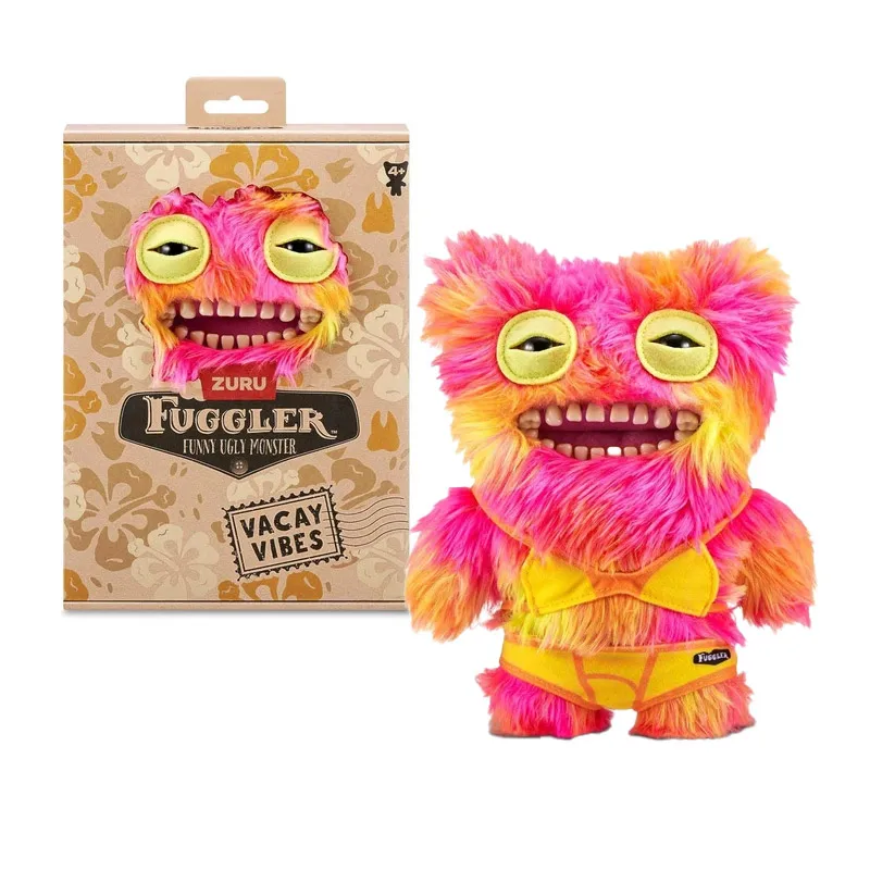 23CM Fuggler Hairy Fuggs Love Ugly Monster Plüschtiere Alien Kawaii Stofftier Lustige Vacay Vibes Unterwäsche Serie Puppen – Detail 7