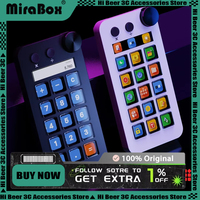 Custom Mirabox N1 Stream Deck Visual Macro Keyboard 15Keys LCD Button Live Content Creation Controller Stream Dock With Screen