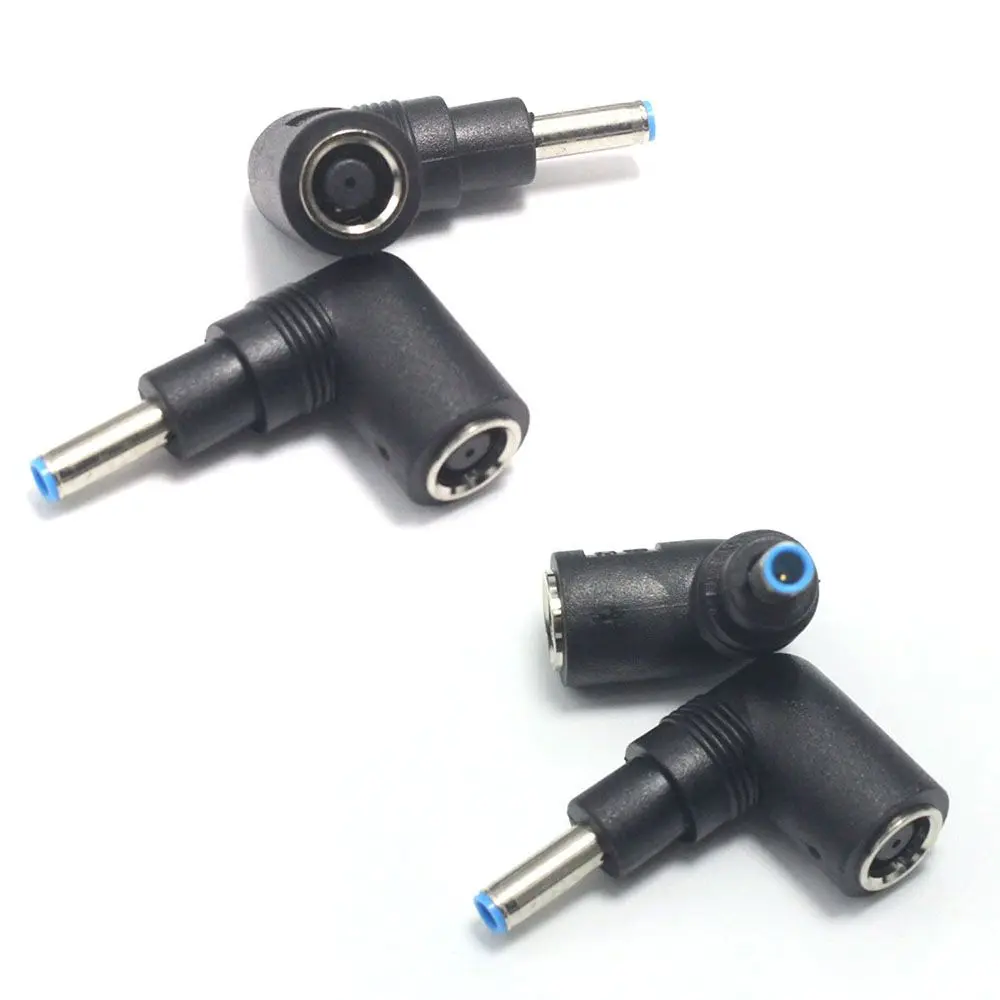 Right Angle Blue Tips for HP Dell Converter Laptop Adapter Connector Power Charger Plug