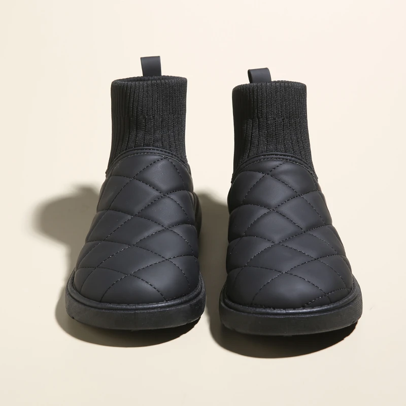 Winter Fleece Warm High Top Cotton Shoes Women 2025 New Platform Non-slip Snow Boots Versatile Short Boots - Image 5