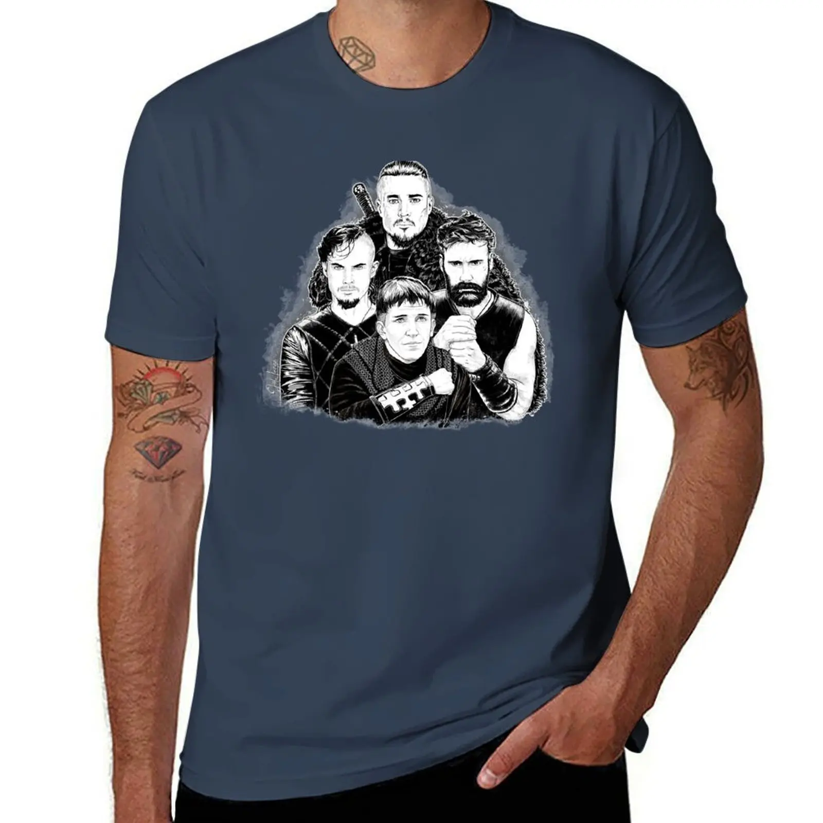 

The Last Kingdom Portraits T-Shirt Street Fashion Casual Tee Shirt