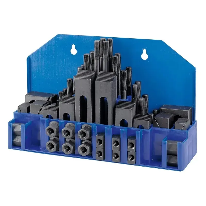Tools 58 PCS Steel Milling Machine Clamping Set Kit Includes Metal Holder and Mill Clamp Vice Machine Tools