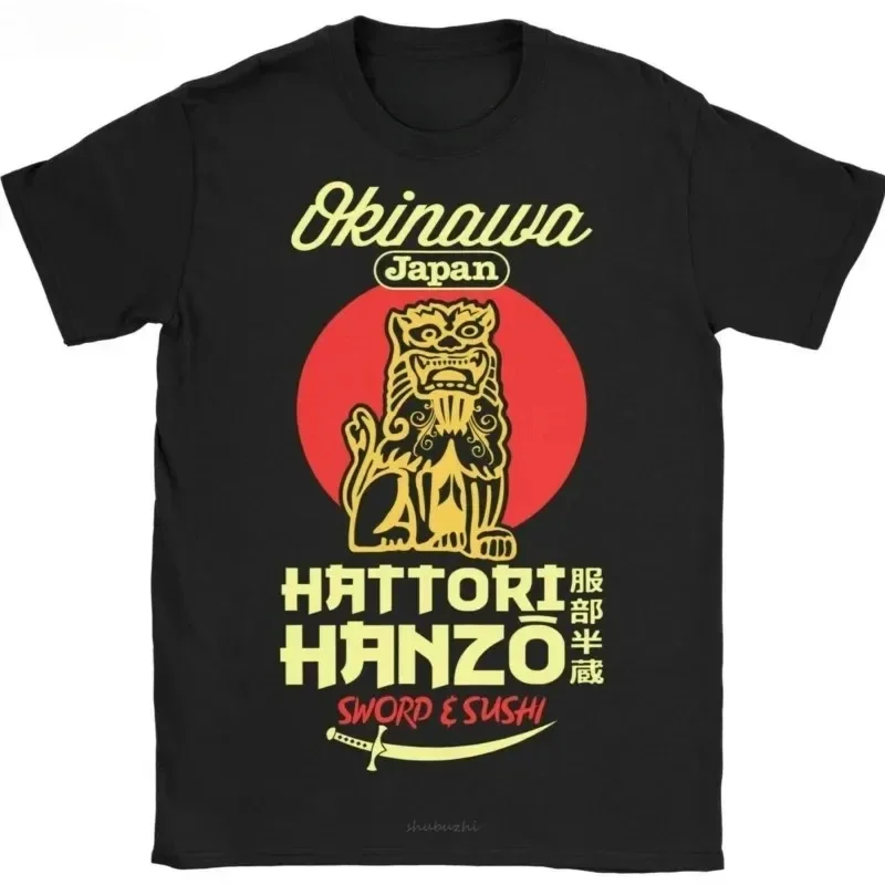 Hattori Hanzo Sword and Sushi Anime Classic Bill Kill Movie T Shirt for Men Cotton Summer Style Women T Shirt Clothes