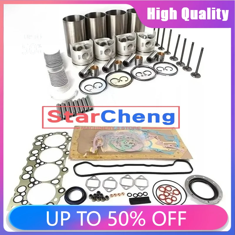

EC140DL HIGH QUALITY PISTON, PISTON PIN, CONNECTING ROD COPPER SLEEVE, PISTON RING, CYLINDER LINER, OVERHAUL KIT