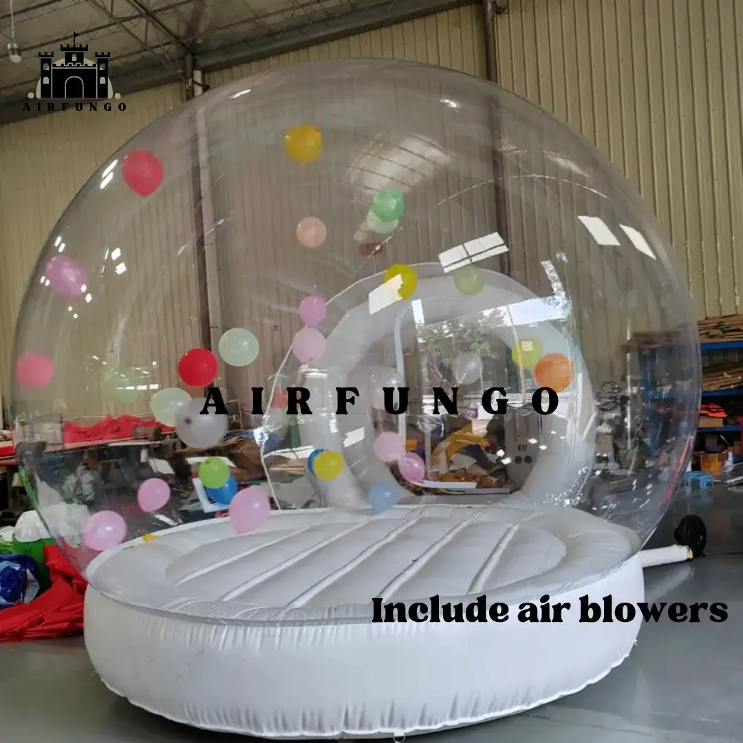 Hot Selling Transparant Opblaasbare Iglo Tent Opblaasbare Bubble Bounce Huis Ballon Koepel Huis Voor Ballon Evenement