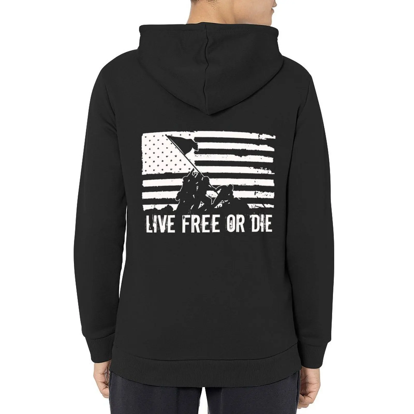 

LIVE FREE OR DIE Hoodie blouse korean clothes graphic t shirts men hooded shirt tracksuits