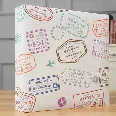 결혼식, 기념일, 졸업식, 크리스마스, 추수감사절, 아기에게 딱 맞는 6인치 200페이지 삽입 여행 앨범 1개