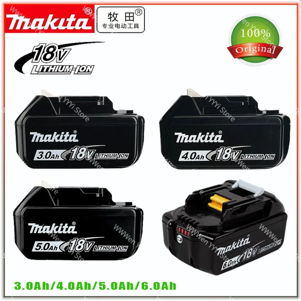 

NEW Original Makita 18V Rechargeable Battery 18650 Lithium-ion Cell Suitable For Makita Power Tool BL1860 BL1830 BL1850 LXT400