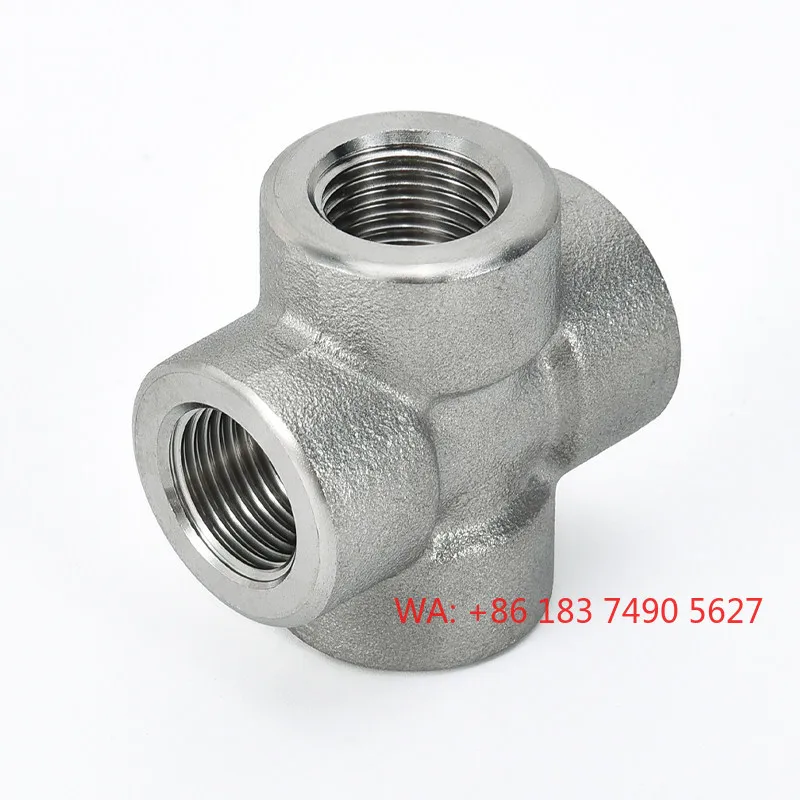 2205 high-voltage internal wire four-way 140KG forged 2000LB thickened F60 duplex steel F51