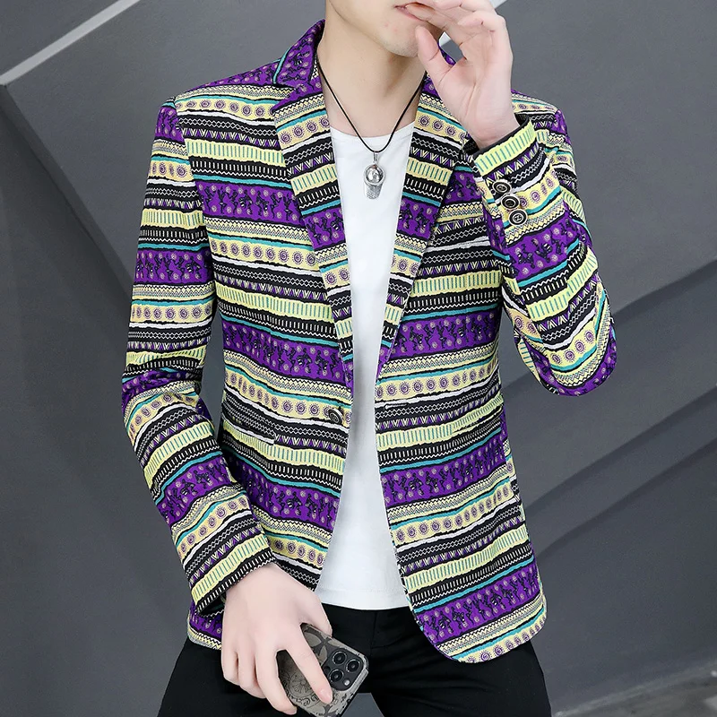 

Мужской костюм Slim Fit в корейском стиле: молодежный, повседневный, однобортный, на пуговицах, рекомендован для весны и осени