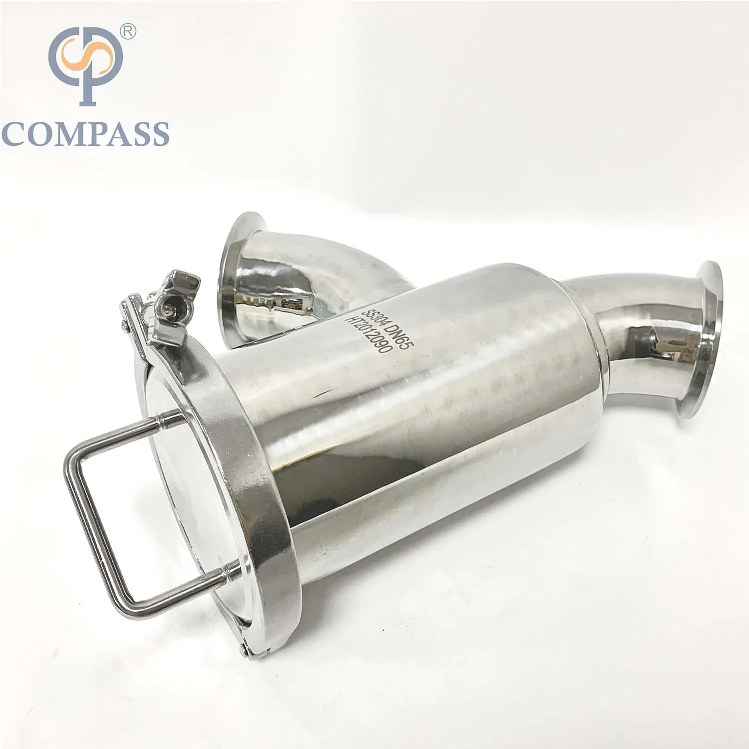 인기 판매 DN80 3인치 76.2MM 위생 스테인리스 스틸 용접 유니온 시트 글라스 (식품용)