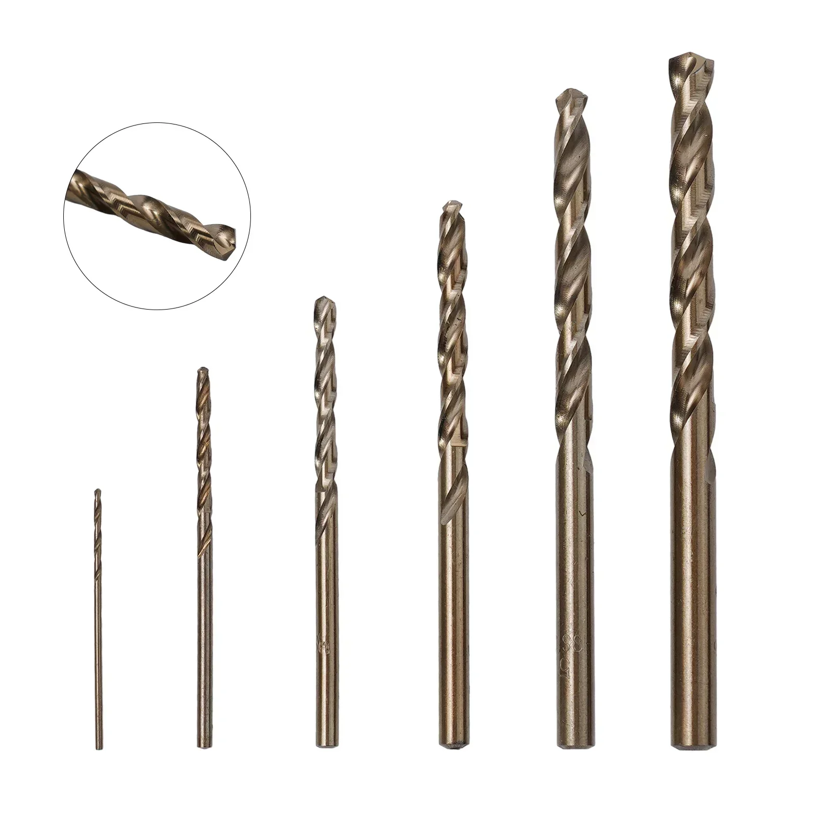 None Drill Bit Drill Bit Set 1/2/3/4/5/6mm 6pcs Auger Cobalt Drill Bit Drilling HSS HSS-Co M35 Round Practical