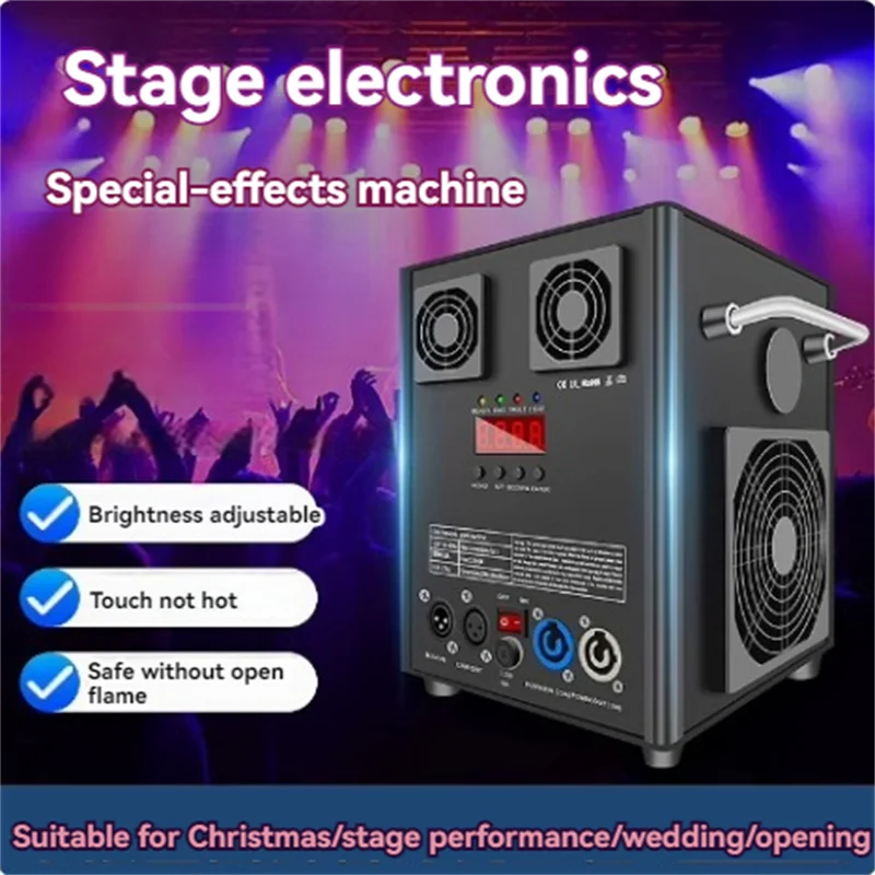 Indoor Outdoor Up and Down Spray Styles are Optional Cold Sparks Machine DJ Party Wedding Stage   Remote 700W Firework Machine