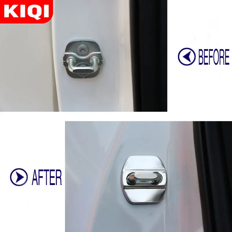 Car Door Lock Cover Buckle for Nissan Micra Versa Tiida Sentra Murano Qashqai for Infiniti Ex 2007 2008 2009 2010 2012 2013