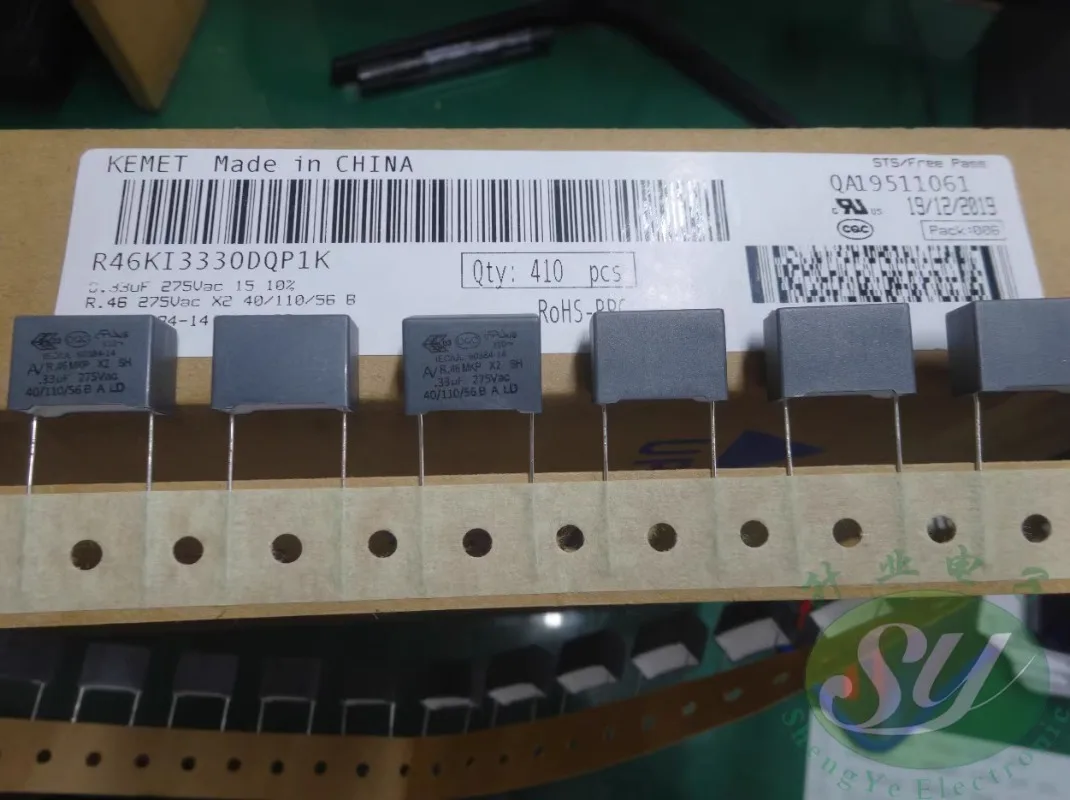 

10PCS AV R46KI3330DQP1K 0.33uf/275VAC 330nf u33 334 New 10% film capacitor