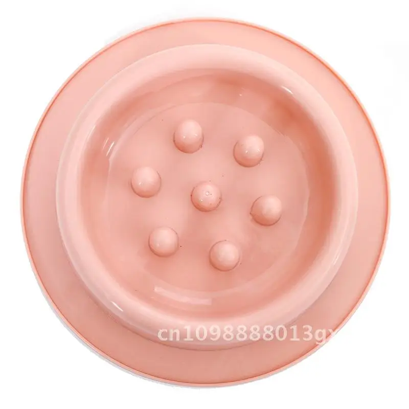 

Pet Supplies Slow Food Bowl for Cats Anti-choking Non-slip Plastic Food Stop Feeding Bowl for Cats and Dogs Slow Food Bowl