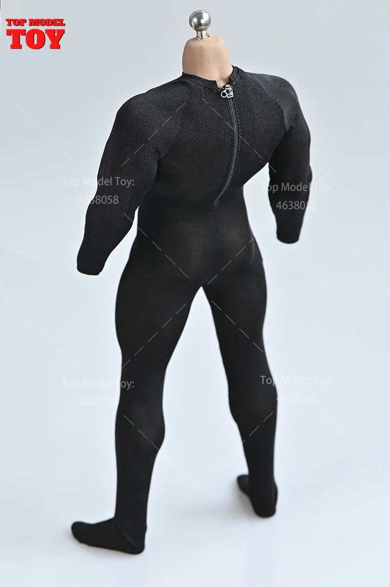 1/6 1/12 Stretch Ice Silk Elastic Jumpsuit Bodysuit Clothes Model Fit 12\'\' 6\'\' Male Soldier Action Figure Body TBL M35 Dolls