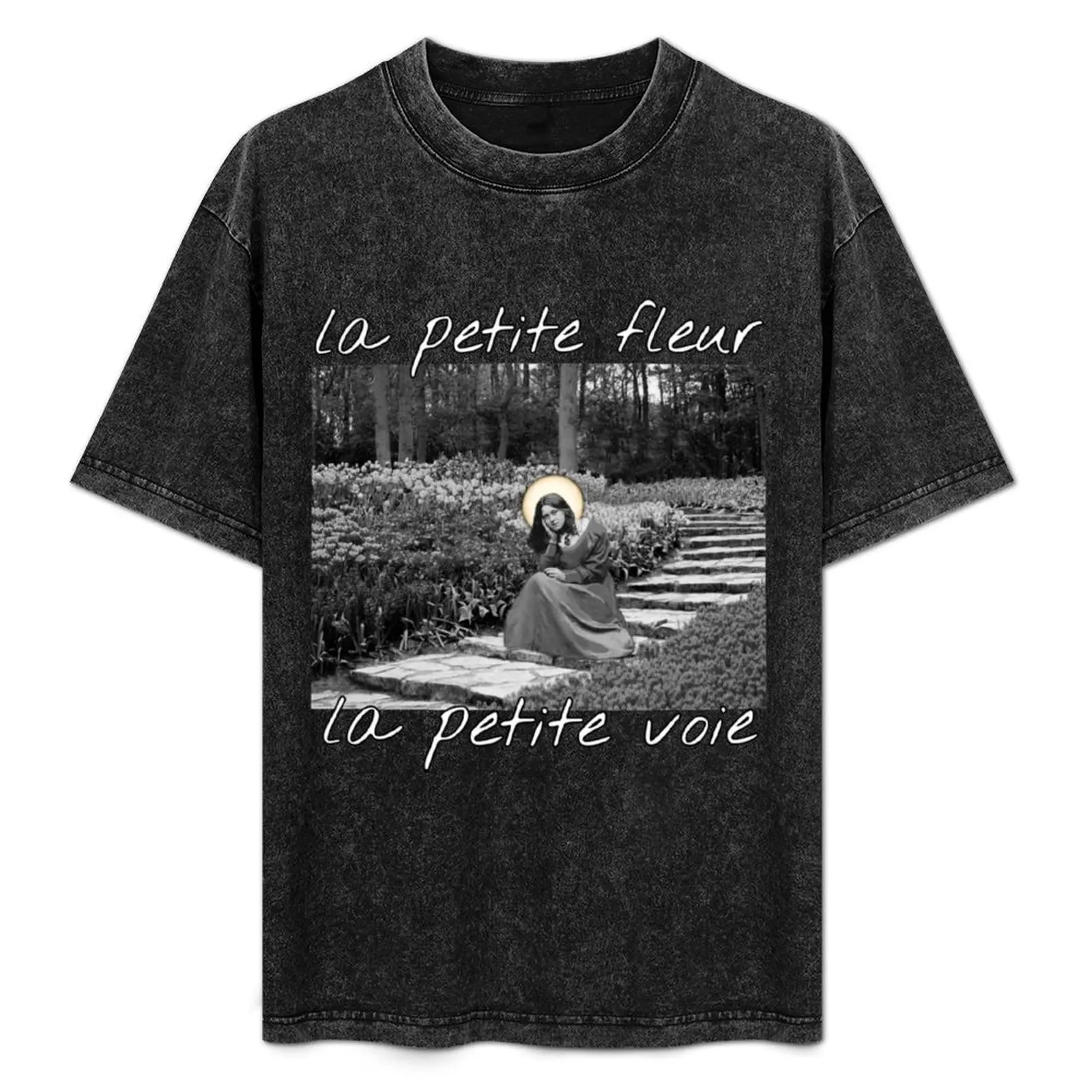 

Saint Therese of Lisieux, the little flower on the little path T-Shirt Plus Size Street Style Tee