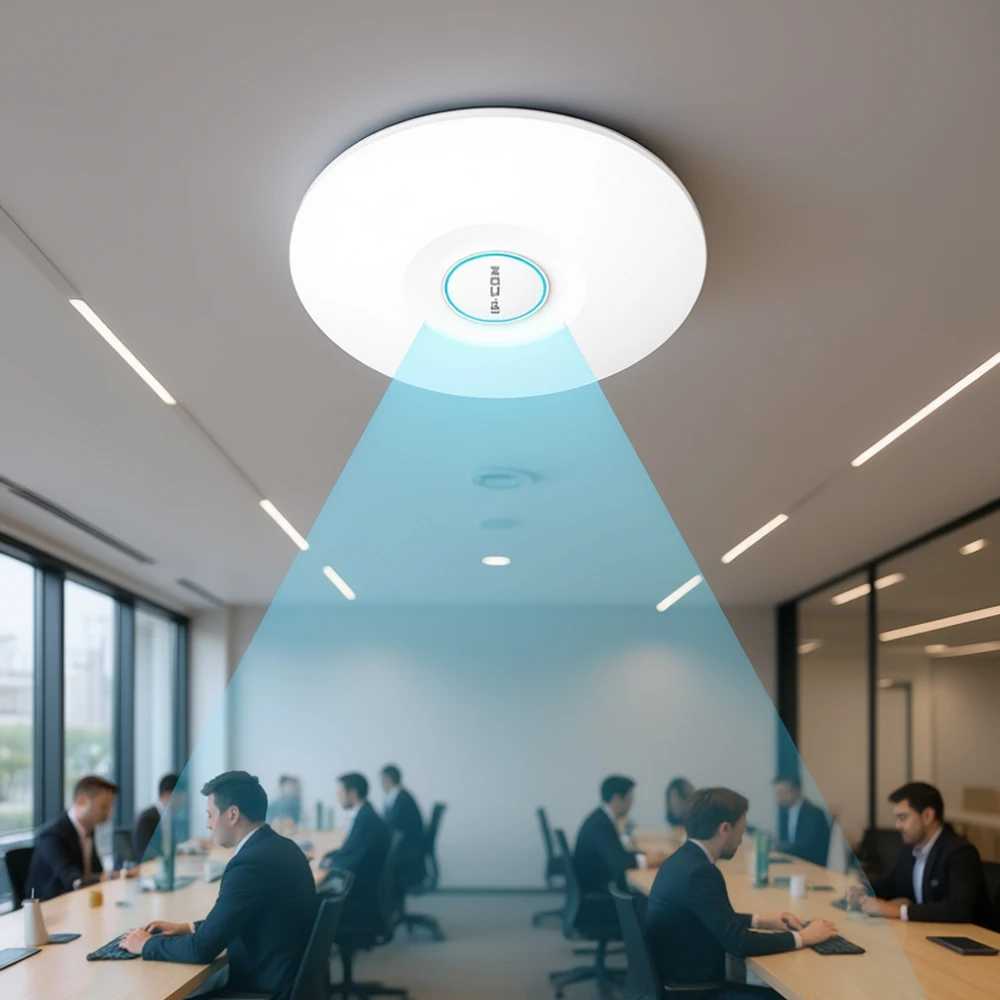 AX3000 WiFi 6 Wireless Ceiling Access Point Support Mesh Seamless Roaming MU-MIMO PoE Powered Dual-Band WiFi Range Extender