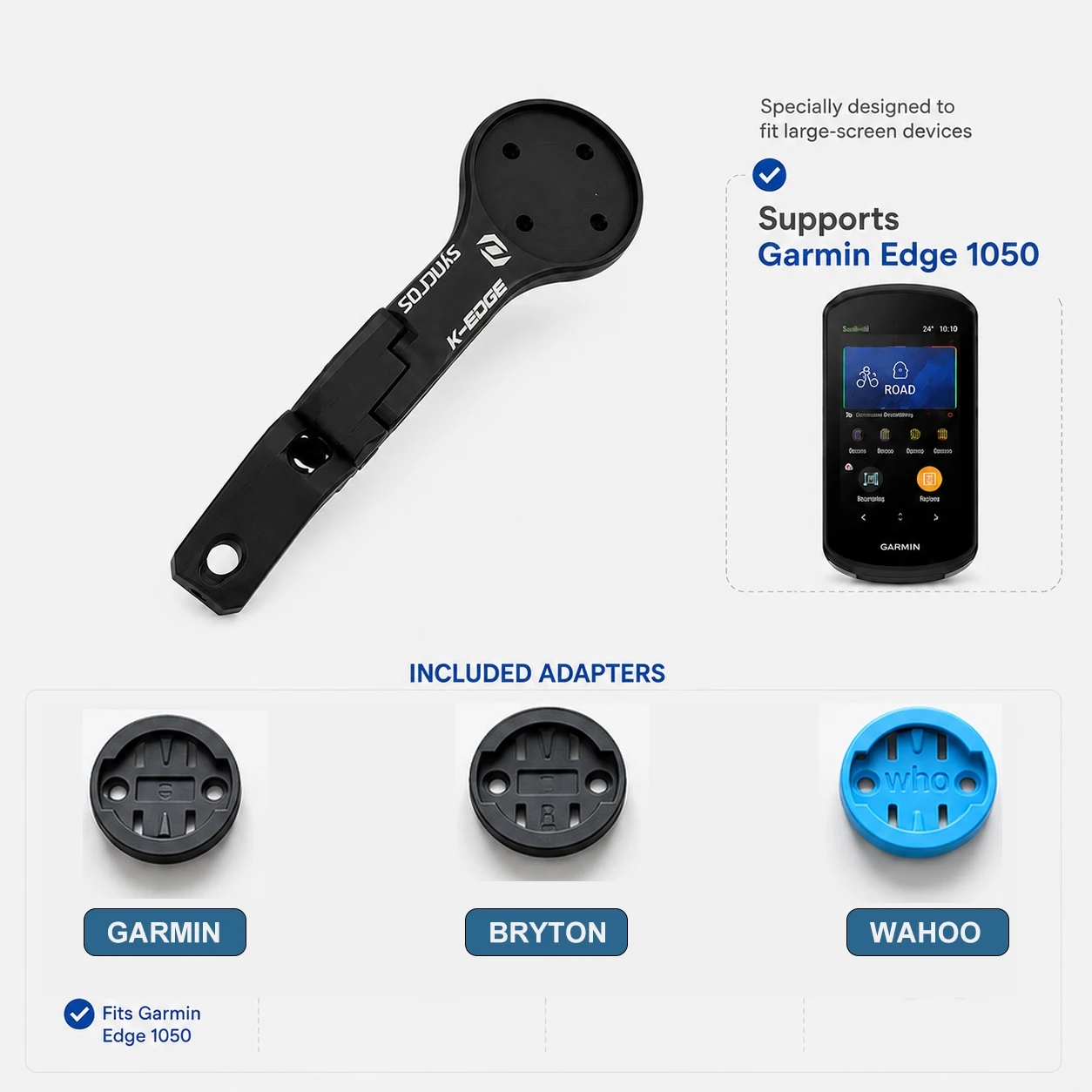 Computerhalterung aus Aluminiumlegierung für Syncros Fraser oder Creston IC Cockpits GoPro/Garmin/Bryton/Wahoo Halterung – Detail 2