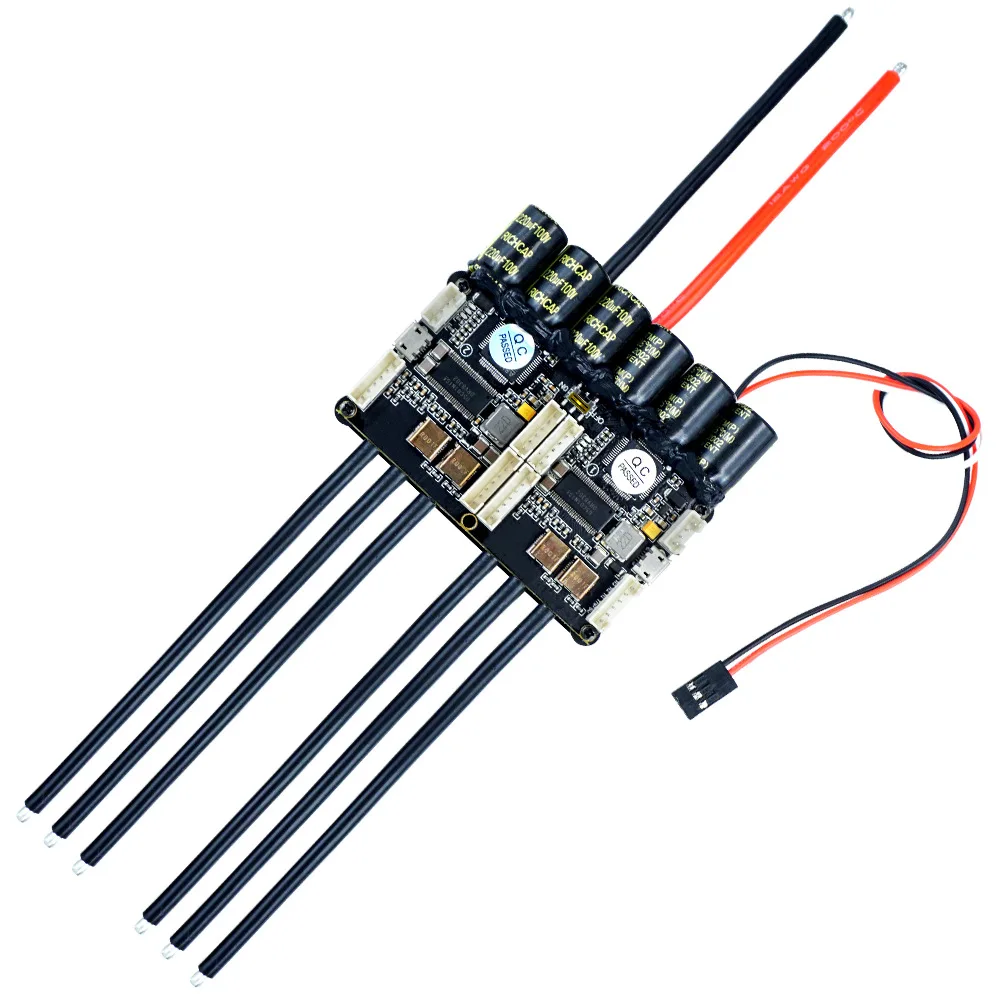 Mini V4VESC Benjamin brushless ESC, equipped with heat sink DIY modified electric skateboard surfboard 50A