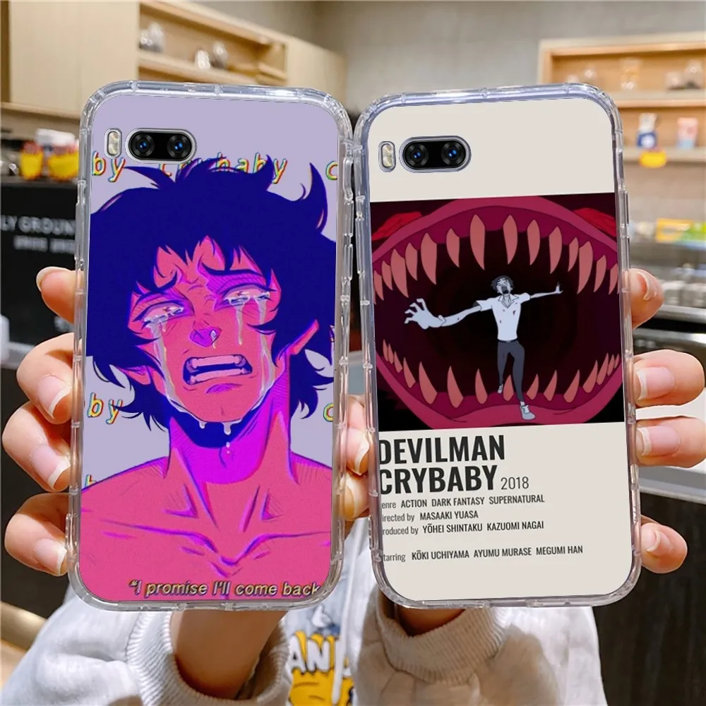 Чехол для телефона с рисунком аниме Devilman Crybaby для Huawei Mate P10 P20 P30 P40 P50 Smart Z Honor 50 60 70 Pro Lite, прозрачный чехол