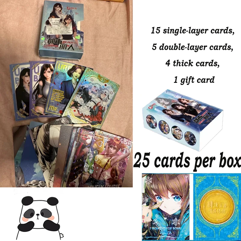 Special Offer Goddess Collection Cards URBAN BEAUTY Waifu Card Tri-fold Rare Card Doujin Booster Box Toy Gifts