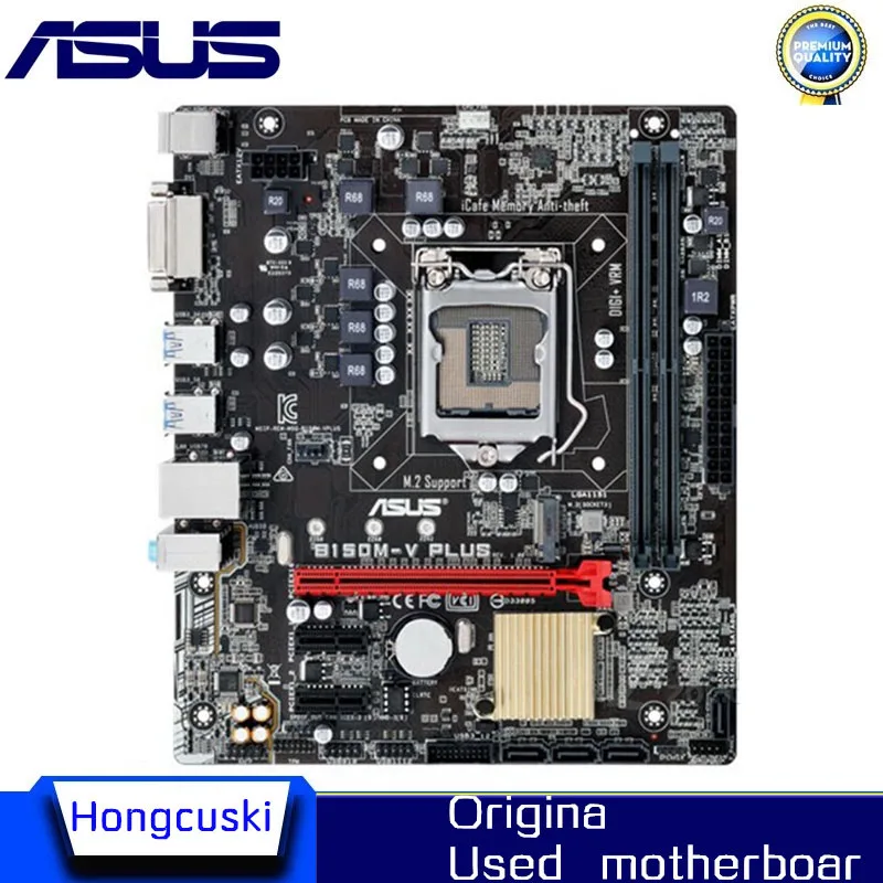 Placa-mãe ASUS B150M-V PLUS LGA1151 D4 B150