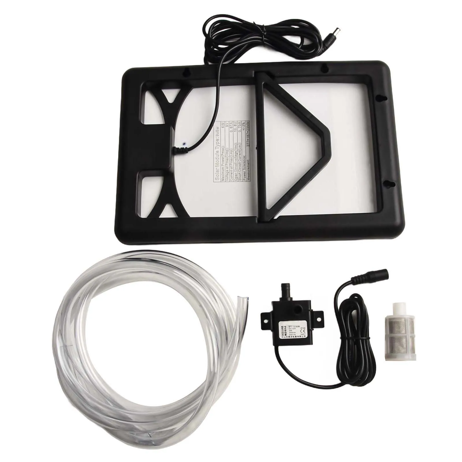 Solar Water Pump 12V Circulating Fish Pond Filtration Oxygen Submersible Pumps For Outdoor Fish Tank Water Reservoir